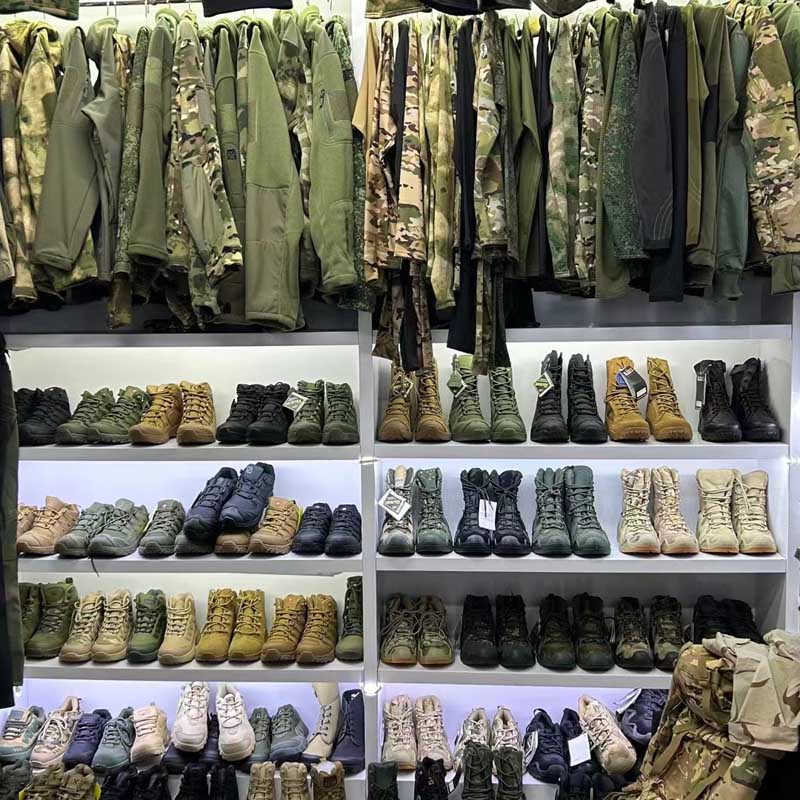 军迷户外：战术衣裤护具鞋帽、军训服、团建拓展队服