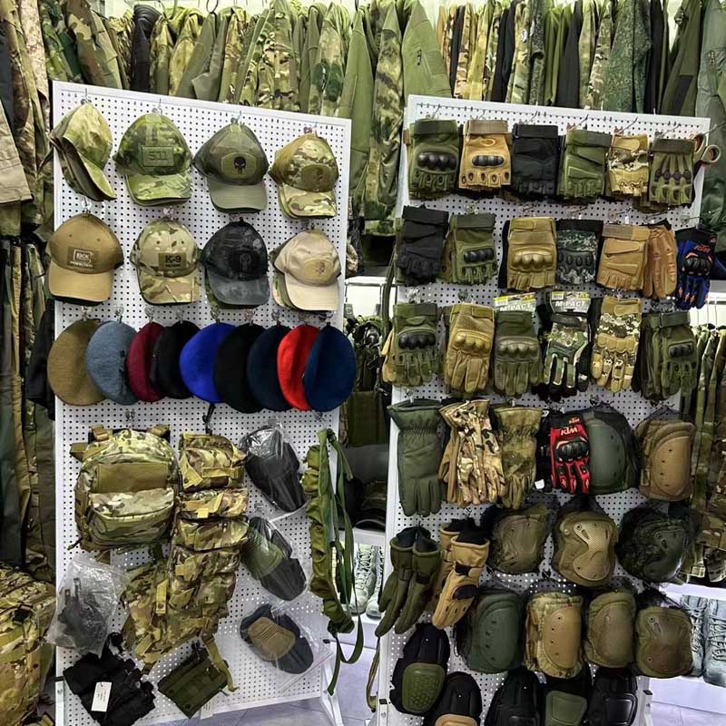 军迷户外：战术衣裤护具鞋帽、军训服、团建拓展队服