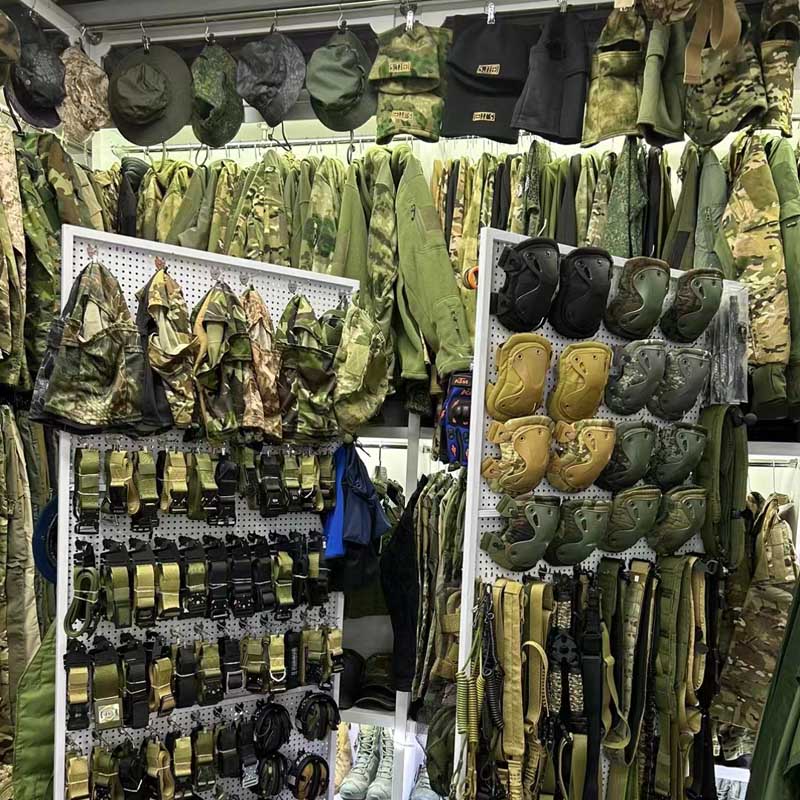 军迷户外：战术衣裤护具鞋帽、军训服、团建拓展队服