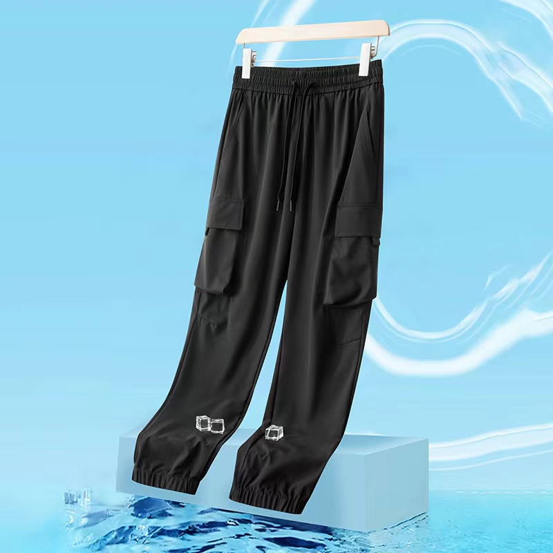 2024春夏新款弹力长裤