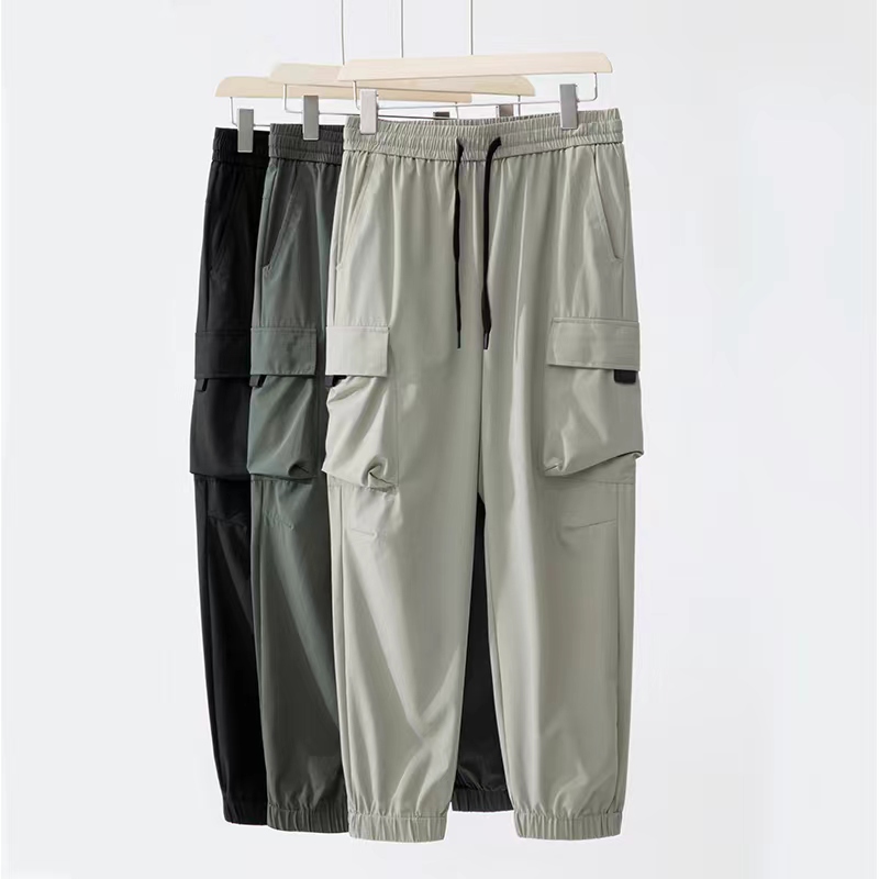 2024春夏新款弹力长裤